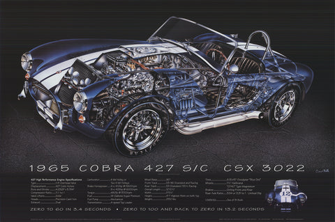 DAVID KIMBLE 1965 Shelby 427 Cobra Cutaway, 1999