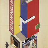 HERBERT BAYER Zeitungsstand/Newspaper Stand, 1994