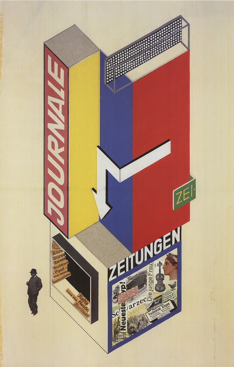 HERBERT BAYER Zeitungsstand/Newspaper Stand, 1994