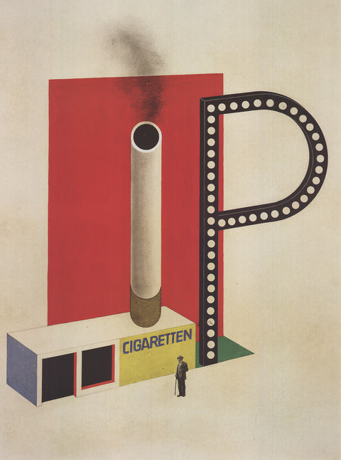 HERBERT BAYER Verkaufs- und Werbekiosk Zigarettenmarke P, 1995