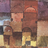 PAUL KLEE Red and White Domes, 1990