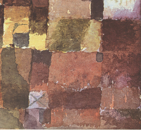 PAUL KLEE Red and White Domes, 1990