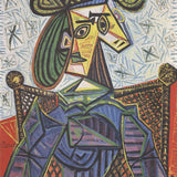 PABLO PICASSO Woman Sitting in an Armchair, 1990