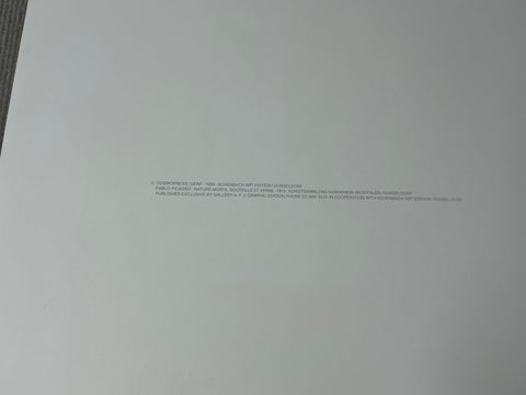 PABLO PICASSO Still Life, Bottle and Glass, 1990