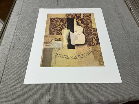 PABLO PICASSO Still Life, Bottle and Glass, 1990