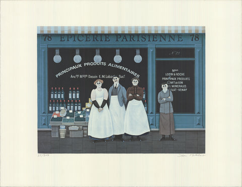 JAN BALET Epicerie Parisienne, 1985 - Signed