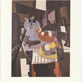 GEORGES BRAQUE Still Life with Compote Bowl, Bottle and Mandolin, 1990