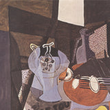 GEORGES BRAQUE Still Life with Compote Bowl, Bottle and Mandolin, 1990