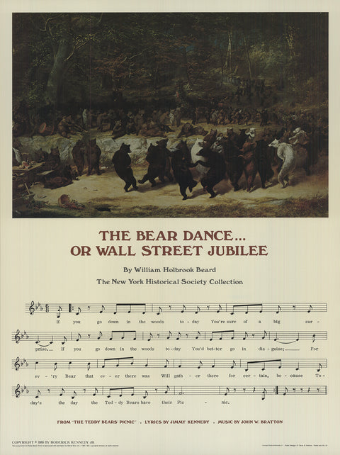 PAUL DAVIS The Bear Dance...Or Wall Street Jubilee, 1983