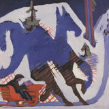 ERNST-LUDWIG KIRCHNER Sleigh Ride, 2010