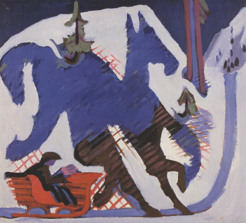 ERNST-LUDWIG KIRCHNER Sleigh Ride, 2010