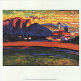 WASSILY KANDINSKY Mountain Landscape with Village I, 1993