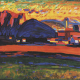 WASSILY KANDINSKY Mountain Landscape with Village I, 1993