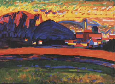 WASSILY KANDINSKY Mountain Landscape with Village I, 1993