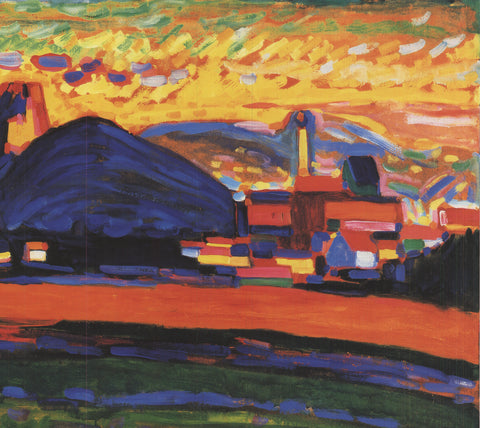 WASSILY KANDINSKY Mountain Landscape with Village I, 1993