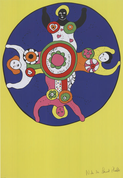 NIKI DE SAINT PHALLE Study for Nana Fountain (Yellow), 2011