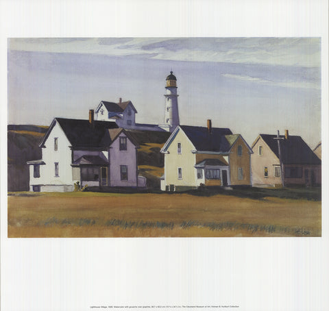EDWARD HOPPER Lighthouse Village, 2009