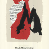 ROBERT MOTHERWELL Mostly Mozart Festival , 1991 - Signed
