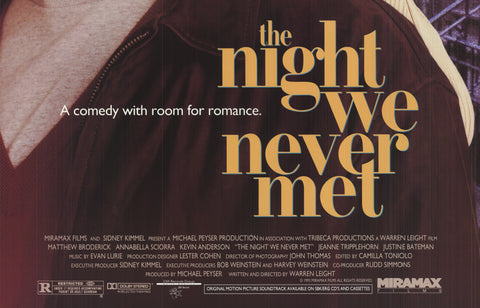 ARTIST UNKNOWN The Night We Never Met, 1993