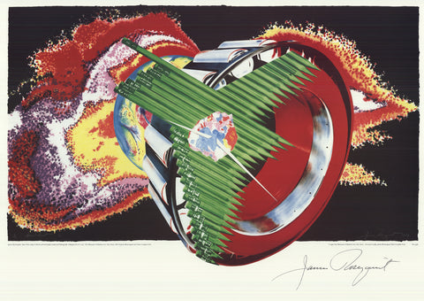 JAMES ROSENQUIST Space Dust, 1990 - Signed