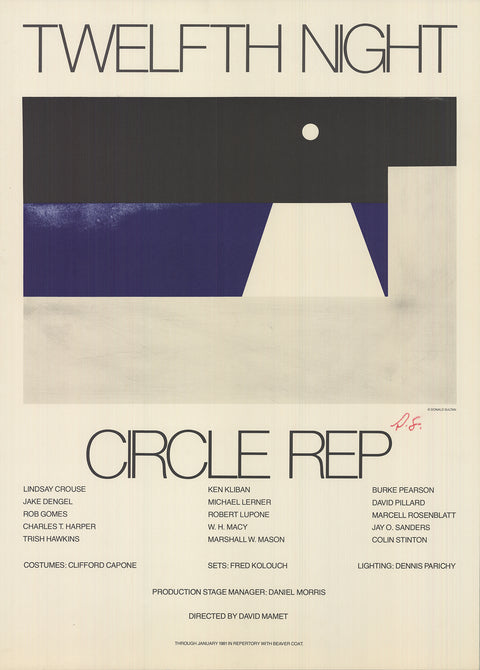 DONALD SULTAN Twelfth Night, 1981 - Signed