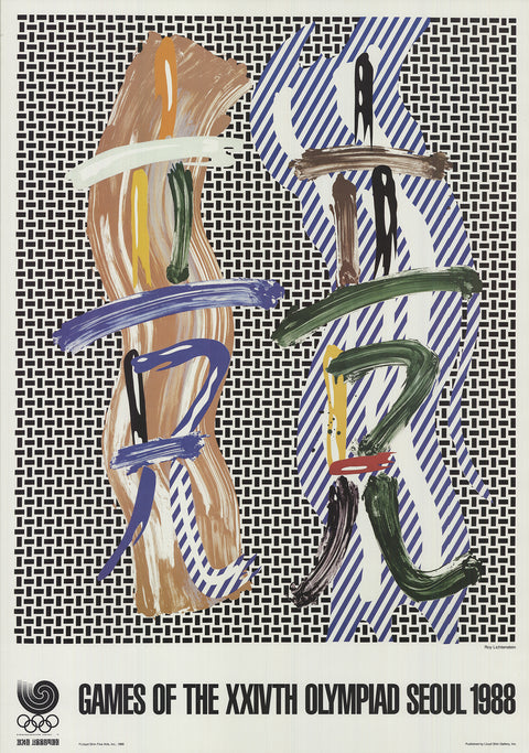 ROY LICHTENSTEIN Games of the XXIVth Olympiad Seoul 1988, 1988