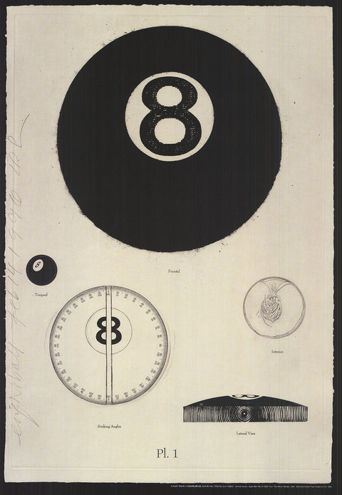 DONALD SULTAN Eight Ball, 1998