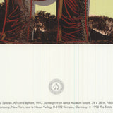 ANDY WARHOL Endangered Species: African Elephant, 1992