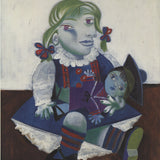 PABLO PICASSO Maya with Doll, 1993