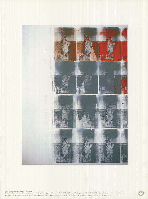 ANDY WARHOL Statue of Liberty, 1993