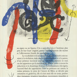 JOAN MIRO Abstract from DLM number 169, 1967