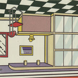 ROY LICHTENSTEIN Interior with Built-In-Bar, 1992