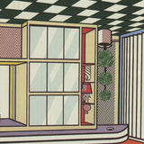 ROY LICHTENSTEIN Interior with Built-In-Bar, 1992
