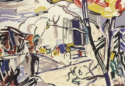 ROY LICHTENSTEIN Mountain Village, 1980
