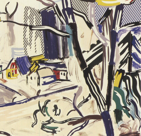ROY LICHTENSTEIN Mountain Village, 1980