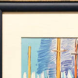 RAOUL DUFY Regates a Honfleur, 1965