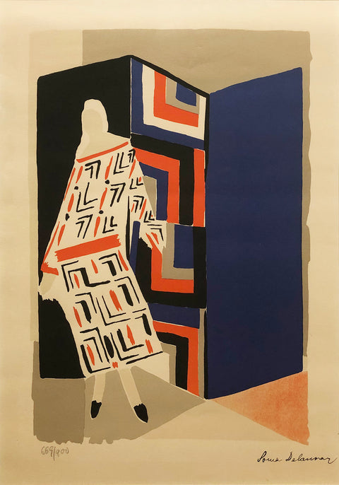 SONIA DELAUNAY Untitled #11, 1970 - Signed