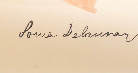 SONIA DELAUNAY Untitled #11, 1970 - Signed