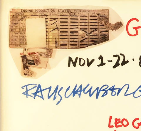 ROBERT RAUSCHENBERG Gluts, 1986 - Signed