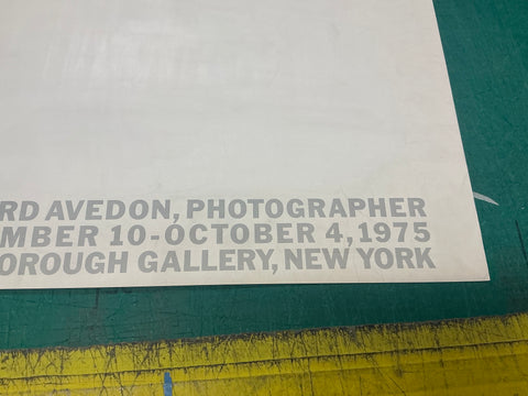 RICHARD AVEDON Marlborough, 1975