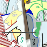 ROY LICHTENSTEIN Cubist Cello, 1997
