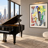 ROY LICHTENSTEIN Cubist Cello, 1997