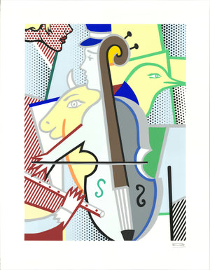 ROY LICHTENSTEIN Cubist Cello, 1997
