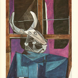 PABLO PICASSO Nature morte au crane de boeuf, 1971