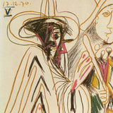 PABLO PICASSO Dessin, 1971