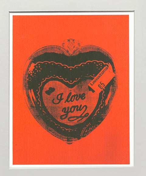 ANDY WARHOL Heart (Lamston Candy Box), 1993