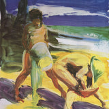 ERIC FISCHL Kids at the beach, 1986