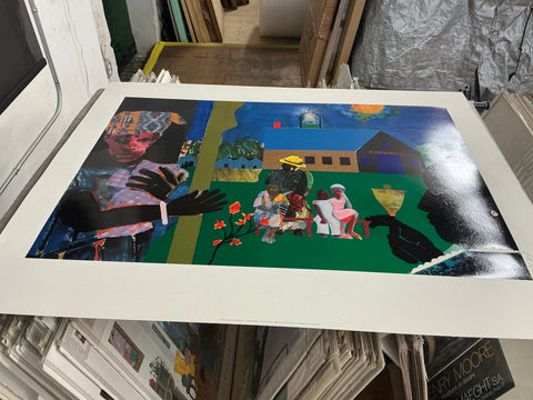 ROMARE BEARDEN School Bell Time, 1994