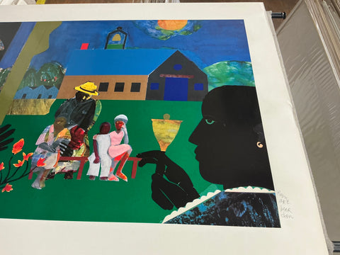 ROMARE BEARDEN School Bell Time, 1994