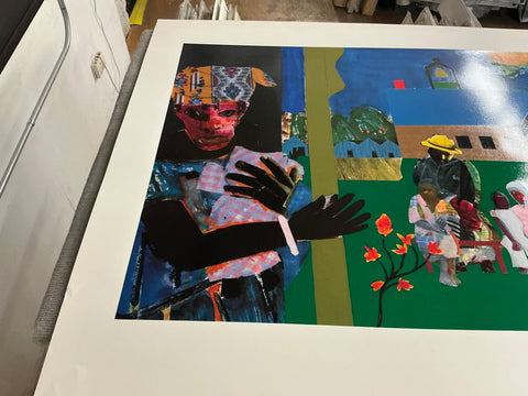 ROMARE BEARDEN School Bell Time, 1994